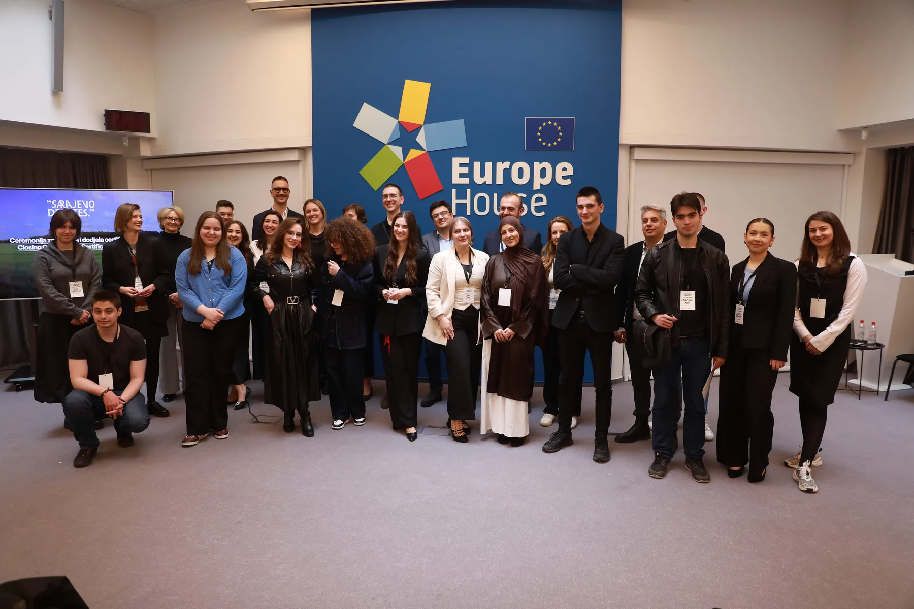 The young participants of Sarajevo Debates at Europe House
