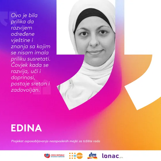 UNFPA, Edina's card